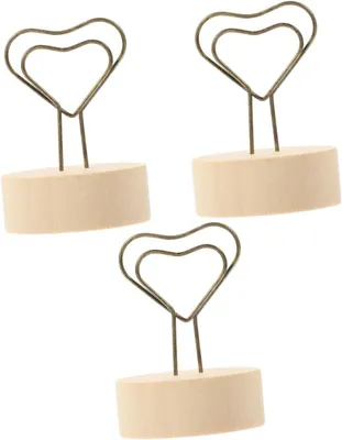 Produktbild von 30 herzförmige Fotohalter – Dekorative Clips für Büro, Hochzeit, Geburtstag