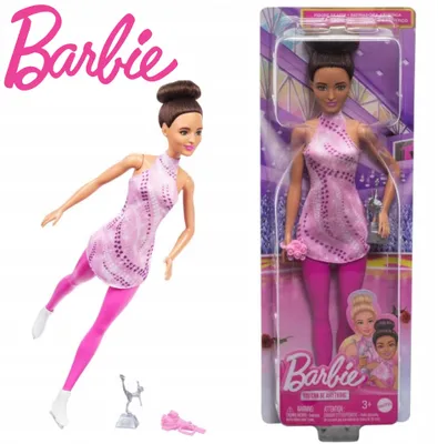 Produktbild von Mattel Barbie Karriere Eiskunstläuferin Puppe für Mädchen