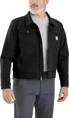 Image de Carhartt DUCK RELAXED FIT JACKET, Couleur:noir, Taille:M