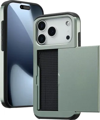 Immagine prodotto di imoshion Cover posteriore con scomparto per carte iPhone 17 Pro - Verde