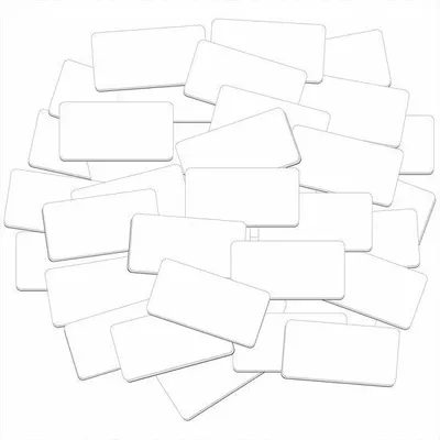 Produktbild von Magnetische Namensaufkleber für Whiteboards, 55 Stück wiederverwendbare Magnetaufkleber