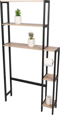 Produktbild von Urban Living WC Bad-Regal COLORADO Badezimmerregal 78x20x150 cm 151326
