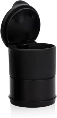 Immagine prodotto di Posacenere per auto, posacenere portatile per auto, posacenere, piccoli posacenere portatili in plastica neri per auto, casa, ufficio e viaggi