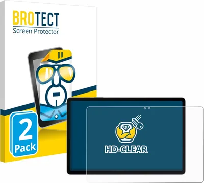 Produktbild von 2x Für Samsung Galaxy Tab S9 FE+ Schutzfolie BROTECT Displayschutz Display Schutz Folie Klar Transparent