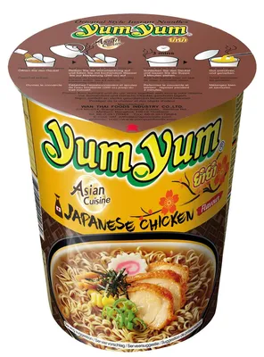 Zdjęcie produktu dla YumYum błyskawiczna azjatycka zupa z makaronem o smaku japońskiego kurczaka 70 g