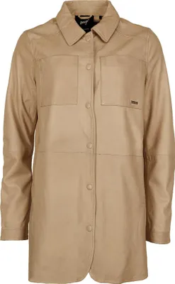 Produktbild von Maze Lederhemd 42020135 Damen taupe M