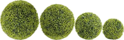 Image de Sphère de plantes artificielles Topiary, vert décoratif, design de suspension polyvalent, vert, 2pcs 52cm