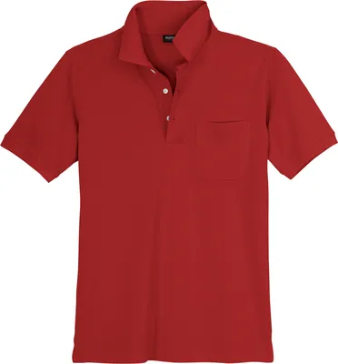 Produktbild von Redfield Basic Poloshirt rot Übergröße Ralph