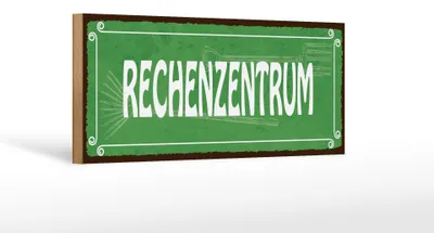 Produktbild von Holzschild Spruch 27x10cm Rechenzentrum Gärtner Garten