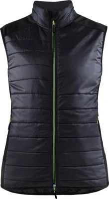 Produktbild von Blakläder Damen Weste warm gefüttert 3864, Farbe:Schwarz/High Vis Gelb, Größe:L