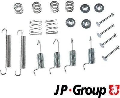 Produktbild von Zubehörsatz Feststellbremsbacken JP GROUP hinten für HYUNDAI i20 (PB, PBT) für KIA MAGENTIS (MG)