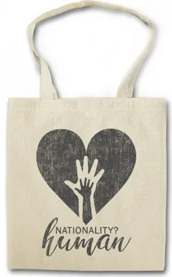 Produktbild von Urban Backwoods Nationality Human, Stofftasche, Farbe: Beige