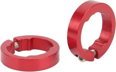 Produktbild von Aluminium-Fahrradlenker-End-Kappen, 2 Stück für Fahrradlenker 22.2mm.