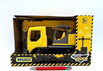 Zdjęcie produktu dla WADER Tech Truck dwig w kartonie 35367 53671
