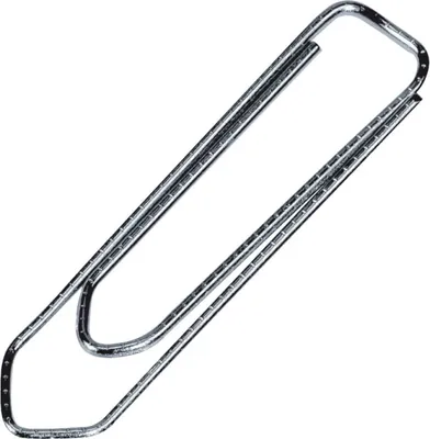 Zdjęcie produktu dla Q-Connect® KF01318 Klipsy do akt - 50 mm, 100 sztuk, ocynkowane, szpiczaste