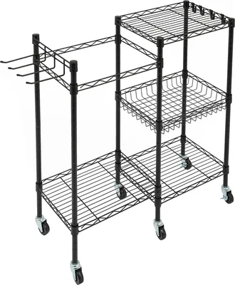 Image de Support pour haltères Yoga Tapis Étagère de rangement Noir