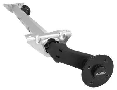 Produktbild von AL-KO OPTIMA ungebremste Anhängerachse 750 kg 4x100 1130 mm 1540 mm Achse für PKW Anhänger Autoanhänger Transportanhänger Bollerwagen Rasentraktor