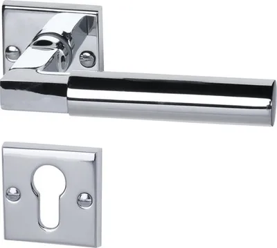 Produktbild von Rosettengarnitur PZ Aida Square Chrom poliert