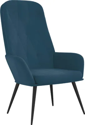 Produktbild von vidaXL Relaxsessel Blau Samt