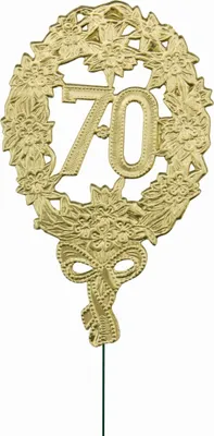 Obrázok produktu pre Demmler 1225700192                     Jubiläumszahl 70 gold