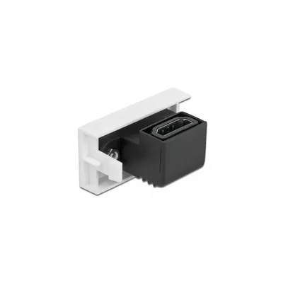Zdjęcie produktu dla DeLOCK Moduł Easy 45 pod katem 90° 22,5 x 45 mm, Czarny, 45 mm, 22,5 mm, 27,6 mm