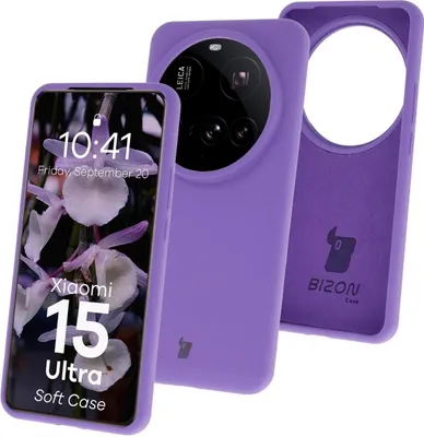 Produktbild von Bizon Soft Case Xiaomi 15 Ultra lila