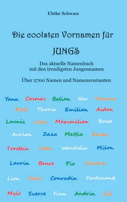 Obrázek produktu pro Die coolsten Vornamen für Jungs - Das aktuelle Namenbuch mit den trendigsten Jungennamen