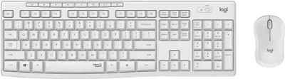 Produktbild von Logitech MK295 Tastatur-Maus-Set kabellos weiß