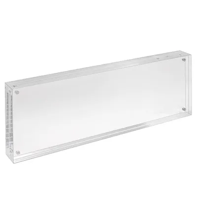 Produktbild von Magnetrahmen 105x297mm aus Acrylglas, 30mm stark / magnetischer Bilderrahmen / Magnet / Rahmen / Fotorahmen / Acryl / Familienfoto / Hochzeit / Zeigis®