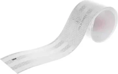 Produktbild von LAS Reflektorband 55mm weiß selbstklebend 2 m
