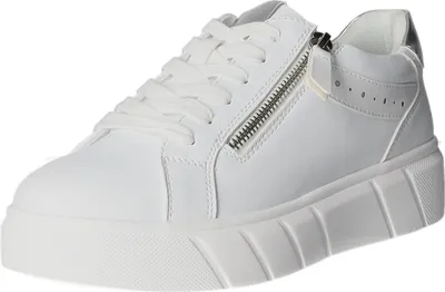 Produktbild von BOXX Damen-Schnürhalbschuh Weiß-Silber, Farbe:weiß, EU Größe:39