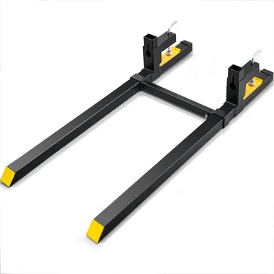 Produktbild von Palettengabel für Gabelstapler - Gabelträger mit Gabelzinken - Tragfähigkeit 907 kg - Gesamtlänge 149 cm - Gabelblatt 109,2 cm - Verstellbar 49,5–91,5 cm