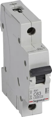 Zdjęcie produktu dla Legrand RX3, Miniaturowy wyłącznik, Typu C, IP20, 210 - 250 V