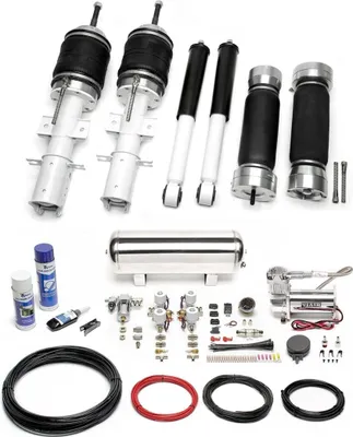 Image de TA Technix Kit de suspension pneumatique + compresseur argenté pour Volvo C70 I S70 V70 I 850