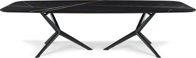 Produktbild von Casa Padrino Luxus Esstisch Schwarz 300 x 120 x H. 75 cm - Esszimmertisch mit hochwertiger Keramik Tischplatte - Moderne Esszimmer Möbel - Luxus Qualität -  Italy