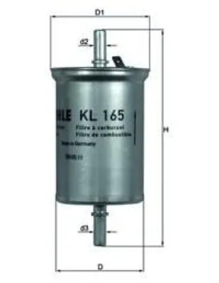 Immagine prodotto di Filtro carburante KNECHT KL 165