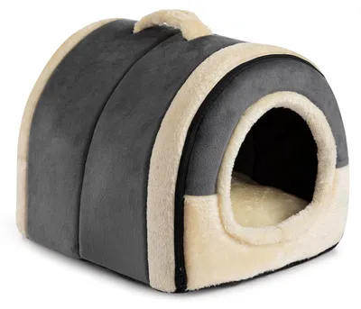 Immagine prodotto di Omgoods - Cuccia riscaldante per gatti, 2-in-1, adatta sia per interni che per esterni