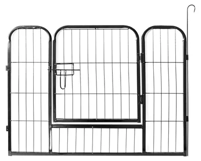 Image de Aga Pièce de rechange avec porte pour enclos d'animaux 80x60 cm