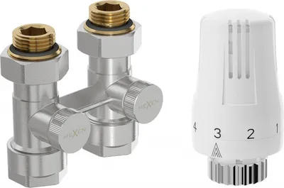 Obrázek produktu pro Mexen G01 termostatická sada DN50, přímá 1/2"x16 mm, nikl - W912-016-918-01