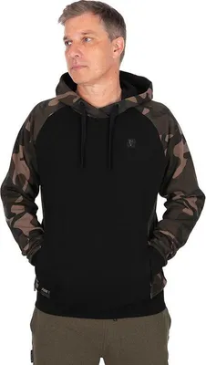 Produktbild von Fox Black  / Camo pullover premium Hoodie - Angelpullover, Größe:XXL