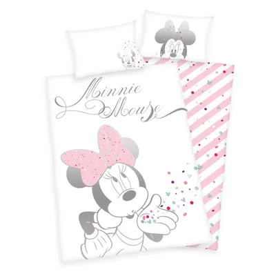 Produktbild von Herding Minnie Mouse Bettwäsche 135x200cm Renforcé Bettwäsche 40/60+100/135 cm