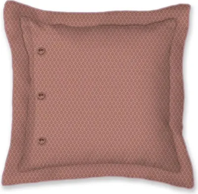 Produktbild von Pip Studio Perkal-Zierkissen Casa Di Pip Square Cushion Farbe Off-white Größe 45x45