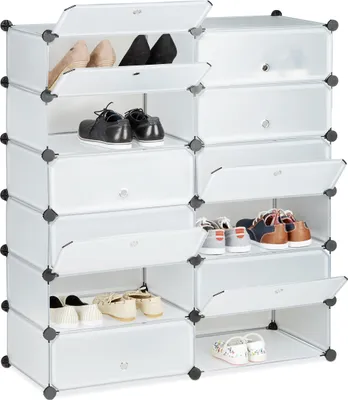 Obrázek produktu pro relaxdays 10021979_50 relaxdays   Schuhschrank transparent/transparent