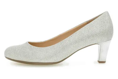 Produktbild von Gabor Fashion Pumps in Übergrößen Silber 41.400.61 große Damenschuhe, Größe:42.5