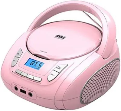 Obrázek produktu pro Přenosný rádio-CD přehrávač pro děti – s USB portem – přenosný