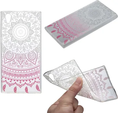 Produktbild von Henna Cover für Sony Xperia XA1 Ultra Case Schutz Hülle Silikon Sonne Weiß
