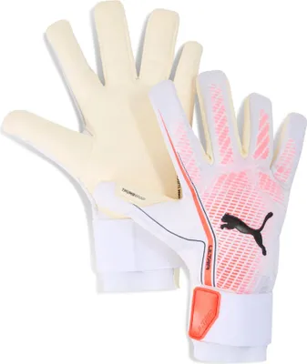 Image de Gant de gardien de but Puma Ultra Ultimate Hybrid unisexe blanc rouge taille 7,5