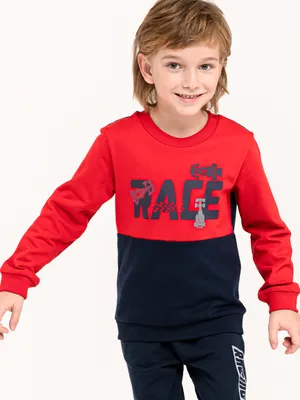 Obrázok produktu pre Chlapčenská mikina Race - červená/navy - 116