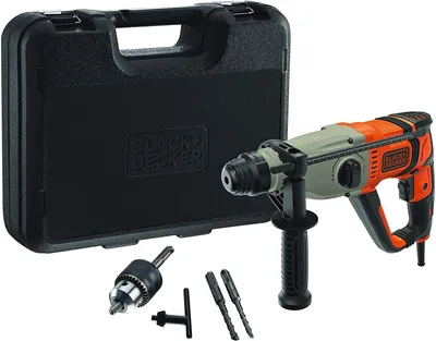 Obrázok produktu pre Vrták s príklepom a sekáčom SDS+ 800 W BLACK+DECKER BEHS02K