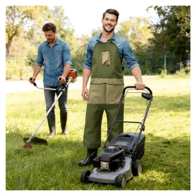 Produktbild von Gartenschürze für Damen und Herren, strapazierfähig und wasserdicht, ideal für Gartenarbeit und Ernte